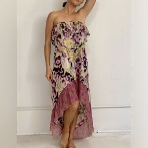 Summer Anthropologie fancy boho indie core large dress